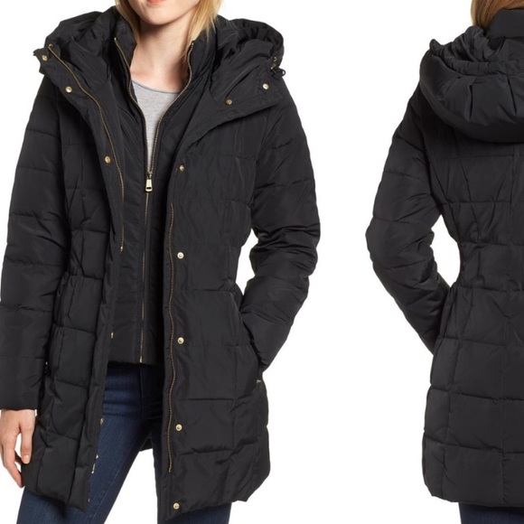 Cole Haan Jackets & Blazers - Cole Haan | Signature Black Quilted Down & Feather Filled Mid-Weight Winter Coat